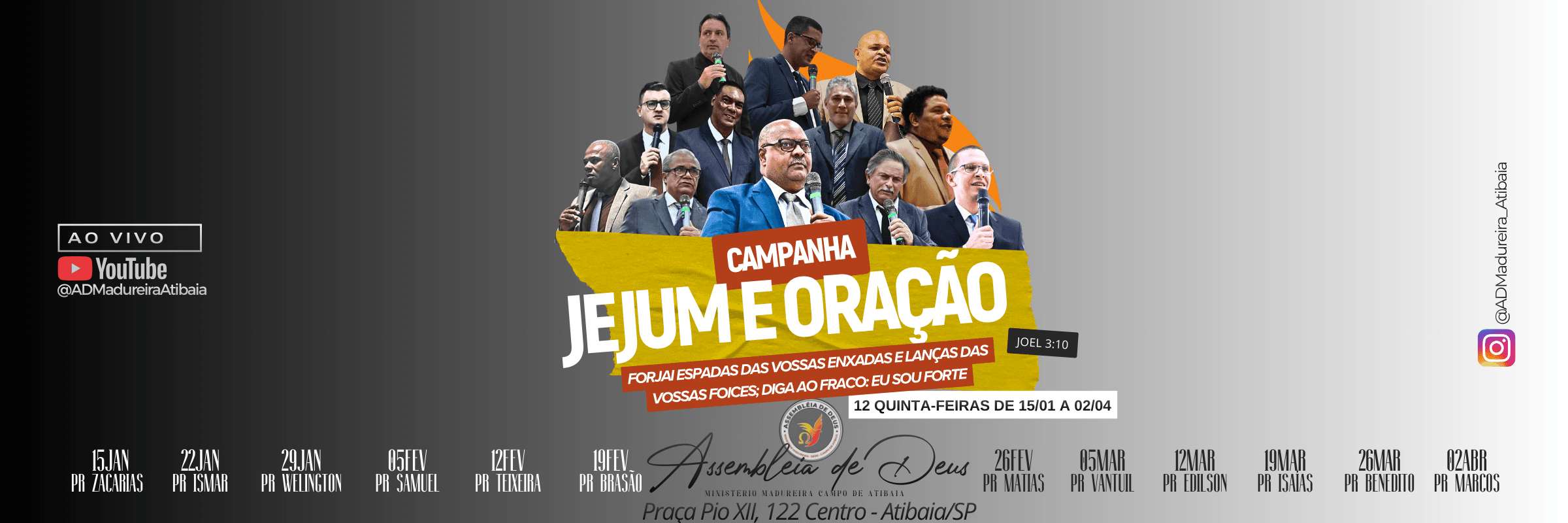 Campanha Jejum e Oração | Palavra com Pr. Wantuil