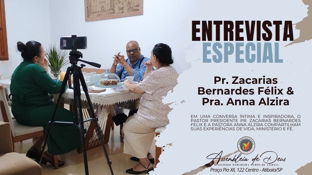 🎥 Entrevista Especial – Pr. Zacarias Bernardes Félix & Pra. Anna Alzira